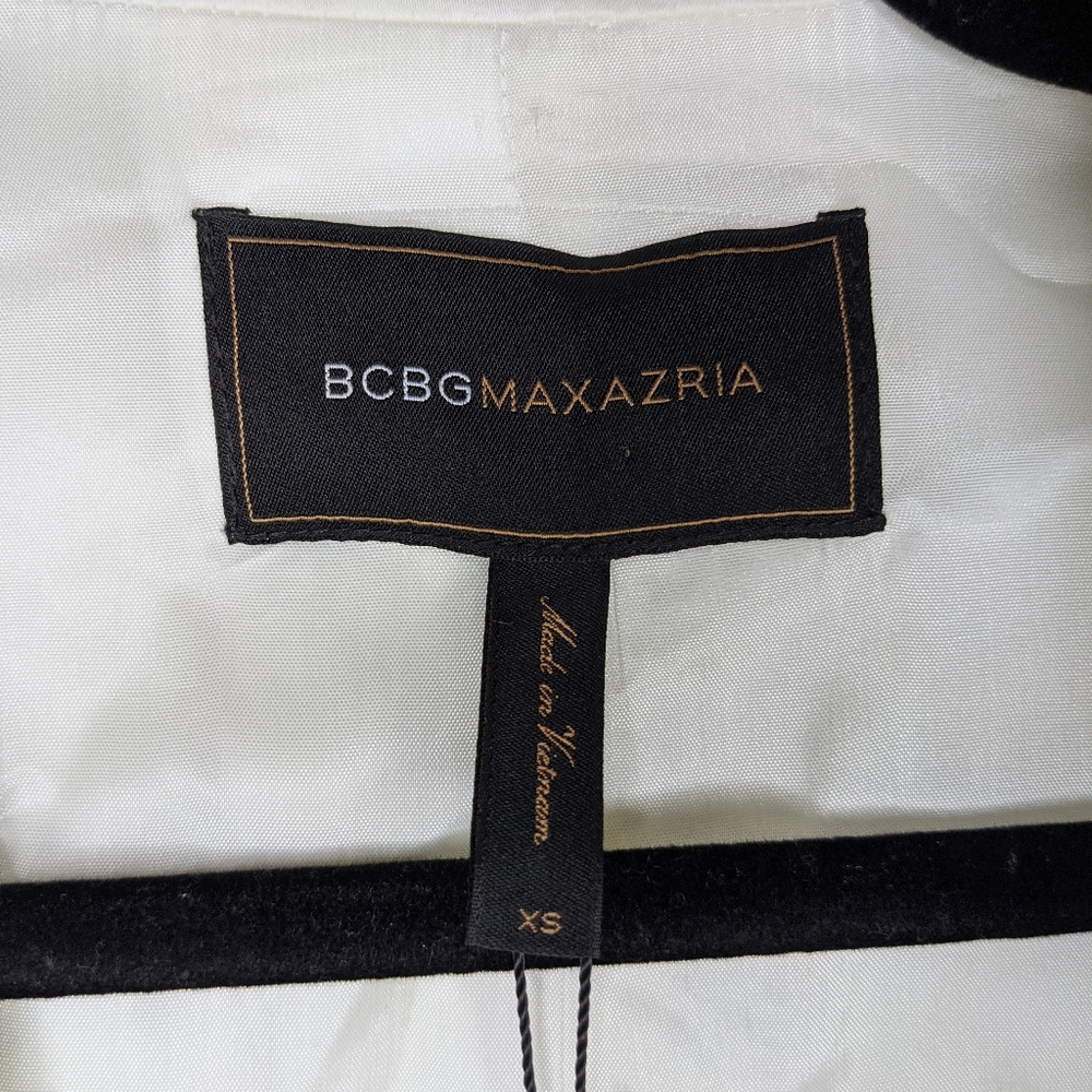 NWT BCBGMaxazria White Short Sleeve Blazer XS - Picture 3 of 11
